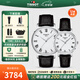 天梭（TISSOT）【官方授權店】 瑞士手表 魅時(shí)系列簡(jiǎn)約時(shí)尚石英防水情侶對表 白盤(pán)皮帶