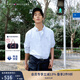 TOMMY HILFIGER【純棉府綢】秋冬男女商務(wù)通勤休閑條紋情侶款長(cháng)袖襯衫外套 【條紋繡標襯衫】-淺藍白條紋C3N L （推薦：150-165斤）