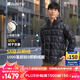 君羽戶(hù)外超輕羽絨服情侶款1000蓬松度連帽中厚保暖鵝絨夾克 C52049 黑色-男款 2XL 推薦男166-180斤/女131-140斤