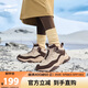 鴻星爾克加絨棉鞋女休閑防滑女鞋防滑保暖加厚運(yùn)動(dòng)板鞋情侶|暖陽(yáng)2