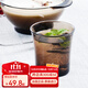 多萊斯多萊斯法國(guó)進(jìn)口鋼化玻璃水杯果汁杯啤酒杯辦公便攜茶杯家用咖啡杯 咖啡色*4只【210ml】 簡(jiǎn)約水杯