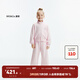 little MO&Co.兩件套裝 童裝秋裝新款女童休閑衛(wèi)衣外套直筒衛(wèi)褲 柔粉色2 130 130/64