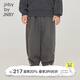 jnby by JNBY[江南布衣童裝]冬加絨長(cháng)褲保暖舒適休閑易打理男女童1NAE13190 071雜灰 130 cm