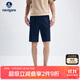 Navigare意大利小帆船男夏季通勤簡(jiǎn)約短褲直筒休閑中褲1322045501 藍  30 