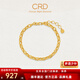CRD克徠帝幾何鏈環(huán)黃金手鏈簡(jiǎn)約環(huán)環(huán)相扣足金999手串三金送禮 16.5g