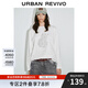 UR【HOT】2025秋季新款女裝萌寵印花立體亮片長袖T恤UWH450113 本白 S