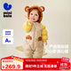 迷你巴拉【三防】羽絨連體衣嬰兒衣服寶寶小熊爬服加厚新款2025秋冬新品