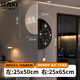 IENKI德國品牌現代簡(jiǎn)約電子屏時(shí)鐘帶搖擺轉角掛鐘高級感雙面鐘表掛墻 簡(jiǎn)影時(shí)光B 發(fā)光充電款+感應開(kāi)關(guān) 異形 10英寸