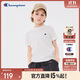 Champion冠軍男女童短袖T恤2025夏季新款大小童親子裝C標基礎純色兒童上衣