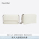 Calvin Klein【七夕禮物】通勤單肩斜挎包鏈條包包字母CK女包方包枕頭包DH3571 115-象牙白 OS