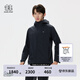 KOLON SPORT/可隆防水軟殼夾克 男子GTX防風(fēng)透濕耐磨戶外運(yùn)動(dòng)外套 LHWJ5SN027-BK 黑色 2XL 185/104A