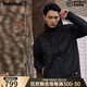 Timberland添柏嵐沖鋒衣男夾克秋冬戶(hù)外徒步登山寬松防風(fēng)工裝連帽外套A695W A695W001/黑色/logo隨機 L/180