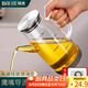 拜杰高硼硅玻璃油壺調(diào)料瓶防漏油瓶醬油瓶油罐小香油醬油醋壺600ml