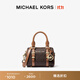 MICHAEL KORS邁克高仕 MK Bedford 超小號老花手提包 深棕色/橡果棕  252 迷你