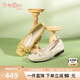 金利來（goldlion）女鞋低跟淺口單鞋2025夏季軟底一腳蹬懶人鞋G692520290米白38