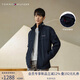 Tommy Hilfiger【可收納帽】出走都市25秋男裝風(fēng)衣款軟殼夾克/休閑立領(lǐng)外套