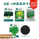 北蔬 蔬菜種子種苗套餐秋播四季可種陽(yáng)臺盆栽帶肥料 4包蔬菜種子套裝