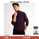 ABERCROMBIE & FITCH【反季優(yōu)惠】男裝24秋冬款經(jīng)典小麋鹿套頭針織衫毛衣KI120-4149 深紫色 M (180/100A)