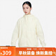 耐克NIKE女子運動(dòng)夾克連帽梭織外套運動(dòng)服DM6180-113米白L