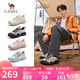 駱駝（CAMEL）【王俊凱同款】戶外登山鞋 L25M202007M 米/銀/黑(男款) 41
