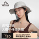 伯希和（Pelliot）戶(hù)外防曬帽春夏漁夫登山帽男女折疊遮陽(yáng)旅游釣魚(yú)帽子16423416淺灰