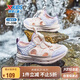 特步（XTEP）兒童童鞋女童小童速干輕便束尾扣沙灘鞋 純凈粉/雪青紫 30