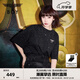 BOY LONDON【滿(mǎn)天星】春夏男女同款短袖漸變燙鉆印花時(shí)尚T恤N01107 黑色 S