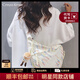 CRTNZO KROEZ輕奢包包女包2025年新款斜挎包女士餃子包教師節(jié)禮物生日實用實用 白色-送女友老婆實用高級感