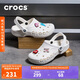 CROCS卡駱馳貝雅洞洞鞋沙灘鞋|10126 白色-100 37/38(230mm) 