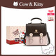 COW&KITTY正品凱蒂貓女士2025新款復古雙肩包旅行包斜挎包生日禮物女生包包 古試粉送掛件禮盒 20-9.5-21