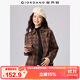 佐丹奴美式風(fēng)格子襯衫女裝純棉法蘭絨一字袋寬松長(cháng)袖襯衣13345859
