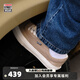 VISION STREET WEAR官方  FLAT TOP奶茶棕低幫經(jīng)典翻毛皮帆布鞋男女街頭滑板鞋 奶茶棕 39