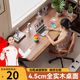 蔓斯菲爾實(shí)木電腦桌電競桌桌子家用臥室書(shū)桌學(xué)習桌辦公桌工作臺臺式長(cháng)條桌 【進(jìn)口4.5cm松木】加固K形腿100*60cm