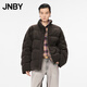 JNBY/江南布衣秋冬羽絨服90白鴨絨燈芯絨寬松立領(lǐng)長(cháng)袖5OAC12460 206/深褐 XS
