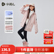 水孩兒（SOUHAIT）童裝男童女童厚外套冬季兒童三防搖粒絨風(fēng)衣 玫瑰粉SHSDND01CC533P40 170