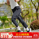 耐克（NIKE）女運動(dòng)褲 春秋梭織錐形休閑褲 九分褲 FB7030-010 黑 L