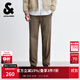 杰克·瓊斯（JACK&JONES）男生2025年秋季新款衛褲簡(jiǎn)約寬松直筒褲子休閑運動(dòng)長(cháng)褲22531D013 E05深褐色 31 175