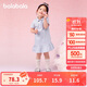 巴拉巴拉童裝兒童連衣裙女童寶寶裙子夏裝2025學(xué)院polo裙繡花208225111020