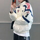 阿迪達斯 （adidas）棉服男士女裝2025秋冬季戶(hù)外運動(dòng)服保暖立領(lǐng)休閑棉襖夾克上衣 KC0094白藍 兩面穿 S