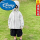 迪士尼（Disney）兒童防曬衣男童女童防紫外線(xiàn)寶寶冰絲透氣中大童防曬服空調衫外套 灰色 130