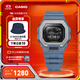卡西歐（CASIO）G-SHOCK 沖浪而生 多功能小方塊 藍牙計步手表 GBX-100-2APR 【浪花藍】