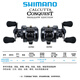 SHIMANO 禧瑪諾20款CQ DC 21CQ101HG小金輪泛用鼓輪遠投輪路亞輪水滴輪 24款CQ 30/31HG 7.4速比 其他  左手型