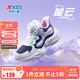 特步（XTEP）兒童童鞋女生網(wǎng)布旋鈕扣星星氣泡休閑鞋 烏紫色/雪青紫 31碼