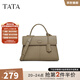 他她（TATA）氣質(zhì)手提包女包包通勤鉑金包公文包冬季新款X3358DX4 灰色 F