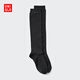 優(yōu)衣庫女裝HEATTECH高筒襪/襪子480731 09 黑色 M /L/24～26 cm