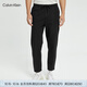 Calvin Klein Jeans秋季男士簡(jiǎn)約順色ck字母刺繡抽繩修身微彈休閑褲J320786 BEH-太空黑 M