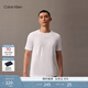 Calvin Klein運動(dòng)【吸濕速干】25春夏男士ck戶(hù)外跑步健身透濕短袖T恤GMS5K159 100-月光白 M