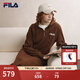 FILA 斐樂(lè )官方連衣裙2025年秋季新品長(cháng)款連帽打底衛衣長(cháng)裙子 復古咖-DK L 170/88A/L