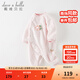 戴維貝拉（DAVE＆BELLA）童裝初生嬰兒衣服寶寶連體衣幼兒外出服冬季新款嬰童服裝女孩爬服 粉色花朵 80cm （建議身高73-80cm）