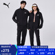 彪馬（PUMA）經(jīng)典百搭輕便運動(dòng)套裝男子撞色立領(lǐng)休閑外套長(cháng)褲849543 黑色-01 L(上裝：180/100A 下裝：180/78A